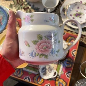 Vintage Mothers Day flower pitcher Estate Sale